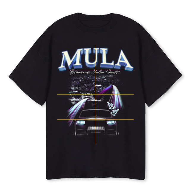 BMFMM Black Oversized Tee.