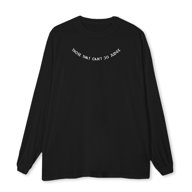 VAGRANTJOIE Black Oversized LS Tee.