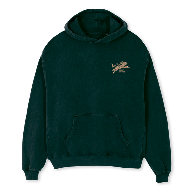 AMLCHINATOWNTIGER Wild Green Oversized Hoodie.
