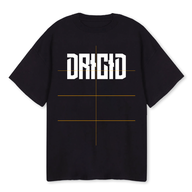 BLACKTSHIRTT Black Oversized Tee.