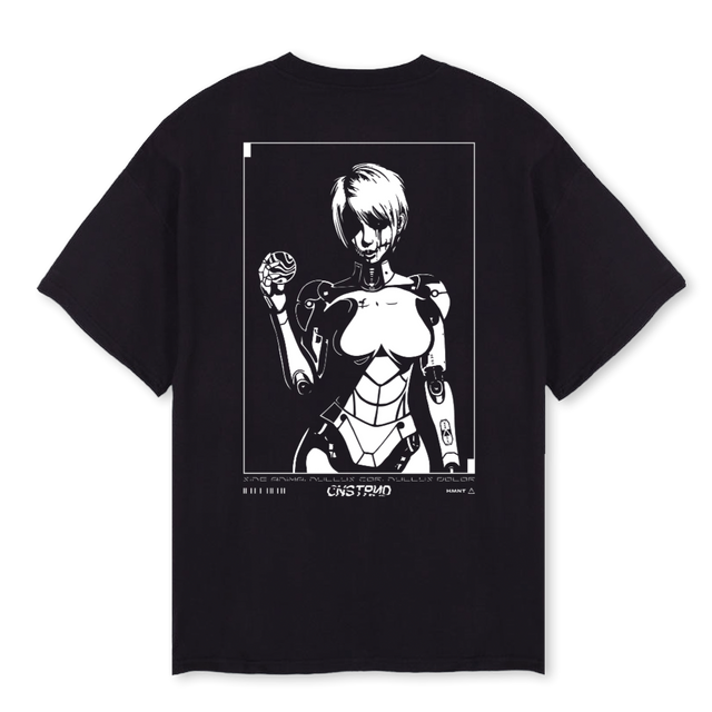 EVETSHIRT Black Oversized Tee.