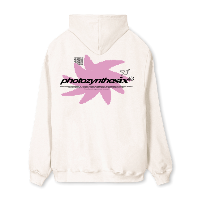 STAR Vintage White Regular Hoodie.