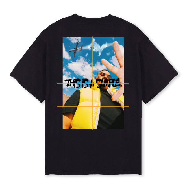 DIKKE Black Oversized Tee.