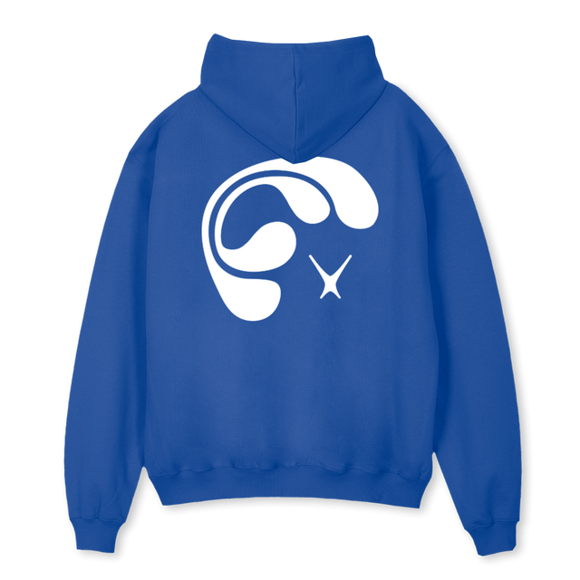 CTOURCREWHOODIE Cobalt Blue Oversized Hoodie.