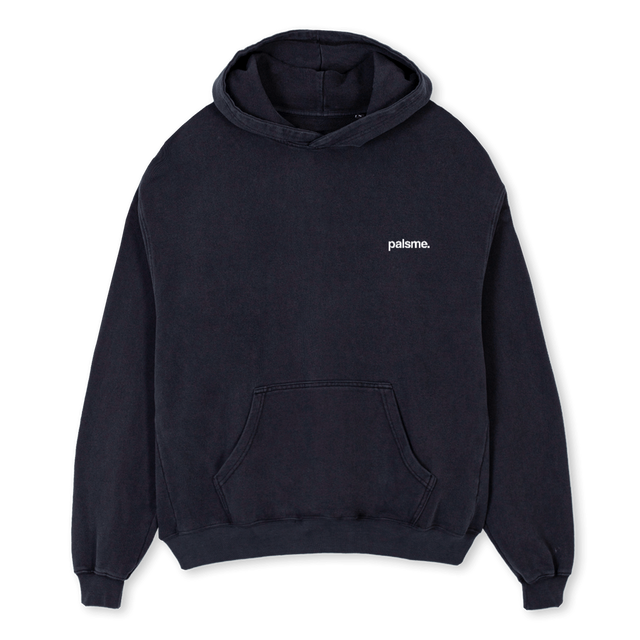 IDK Vintage Black Oversized Hoodie.