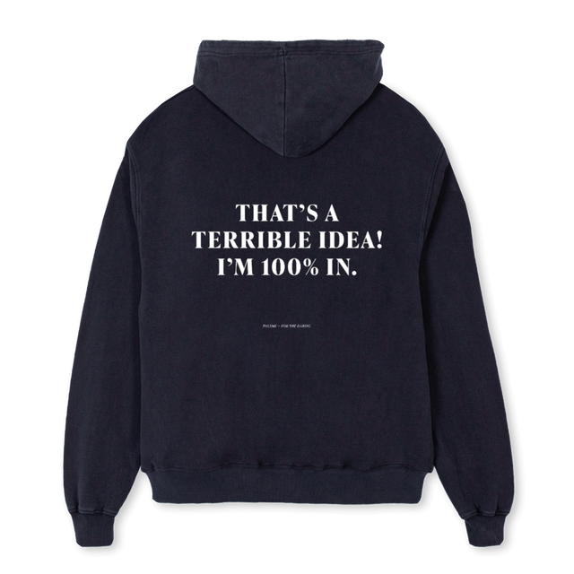 IDEA Vintage Black Oversized Hoodie.