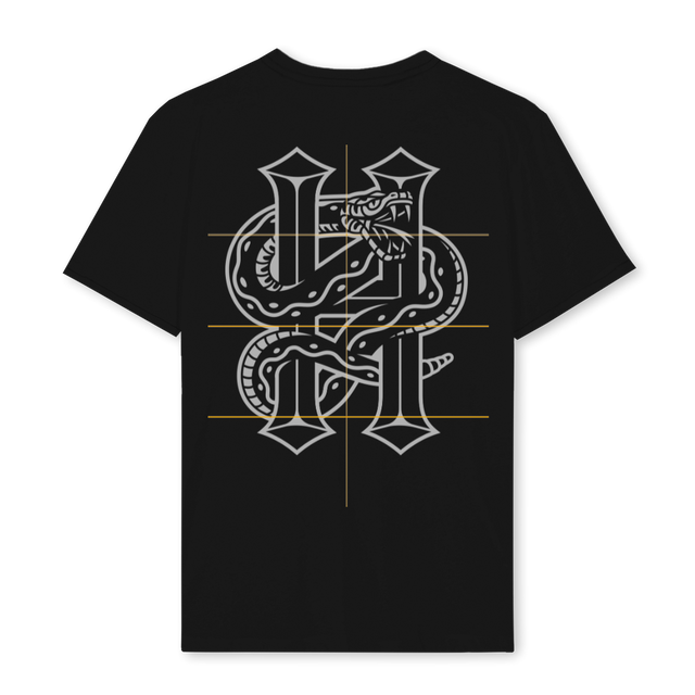 HSERREGULAR Black Regular Tee.