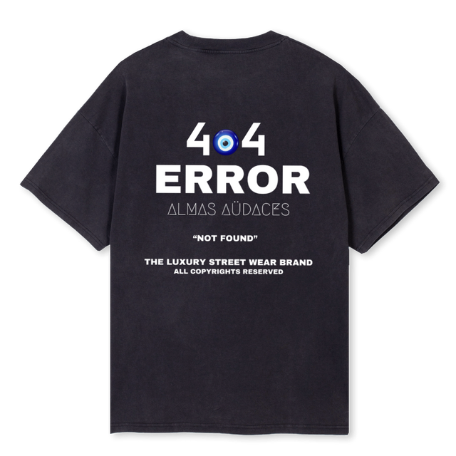 ETHERNOS2 Vintage Black Oversized Tee.
