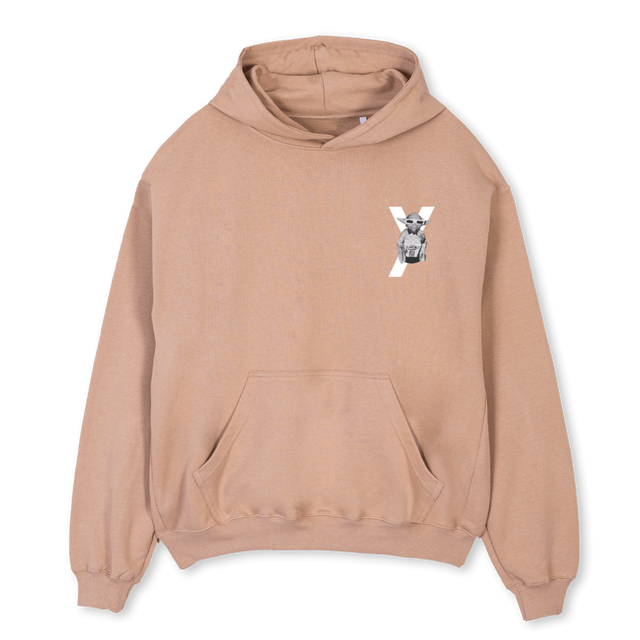 TEAMKLARHEIT5 Croissant Oversized Hoodie.