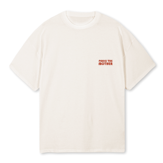 IBIZATEE Vintage White Oversized Tee.