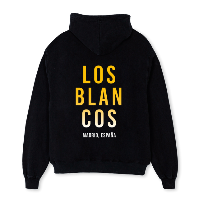 LOSBLANCOSHOODIEONE Black Oversized Hoodie.