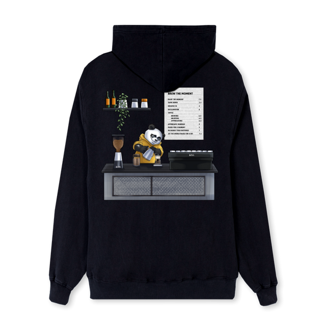 HOODIEPETE Black Regular Hoodie.