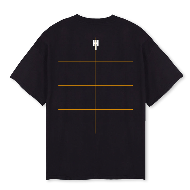 MASKEDPOISON Black Oversized Tee.