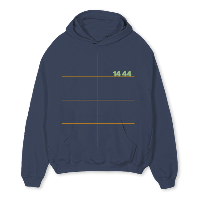 HNBISYG Navy Blue Oversized Hoodie.