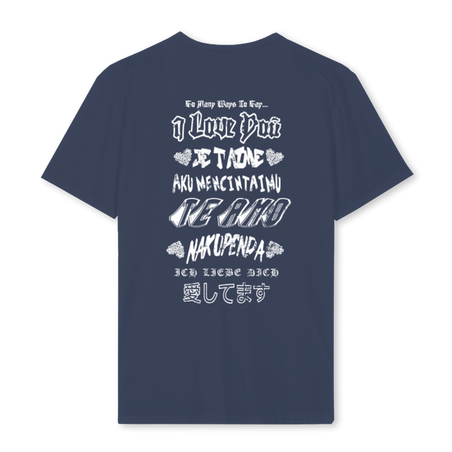 LOVETEE Navy Blue Regular Tee.