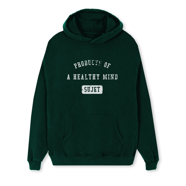 COLLEGEHOODIE Wild Green Regular Hoodie.
