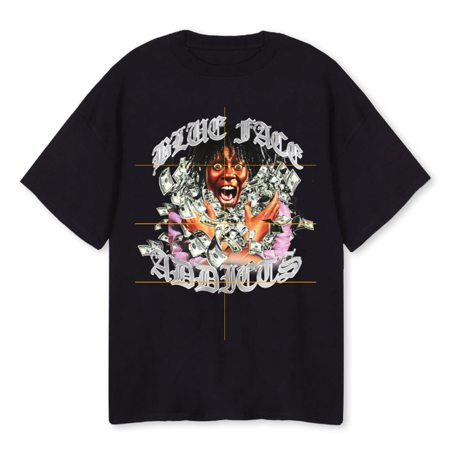 CASH Black Oversized Tee.