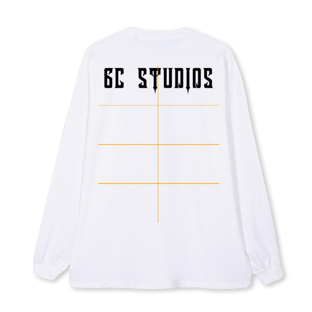 LSWPB White Oversized LS Tee.