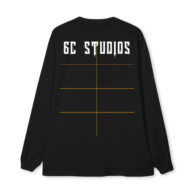 LSBPW Black Oversized LS Tee.