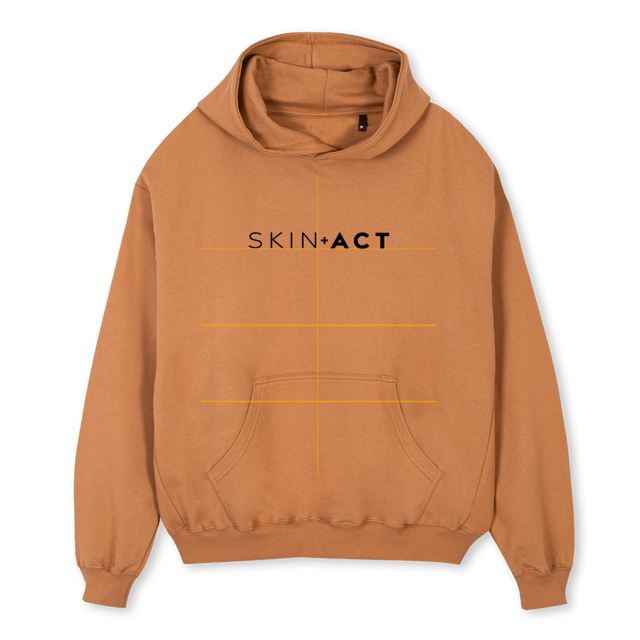 MONALISA Camel Oversized Hoodie.