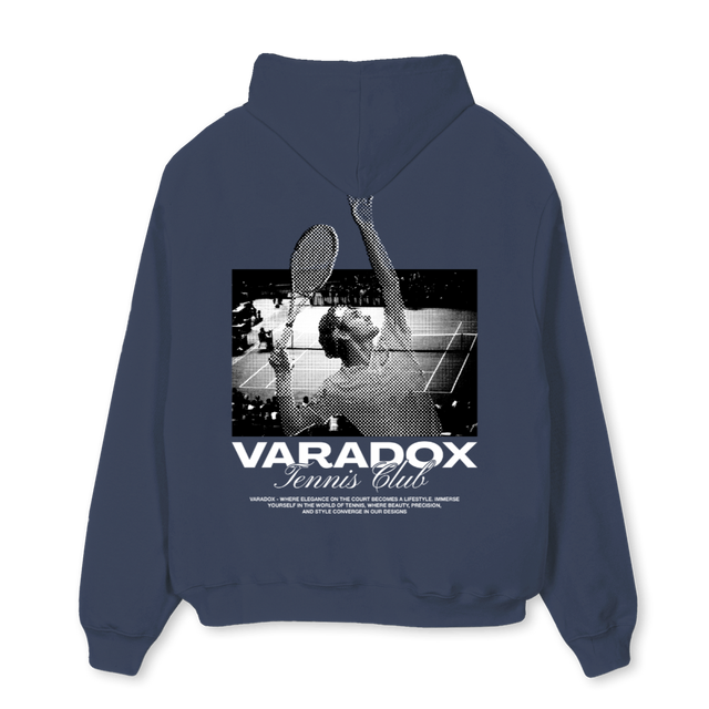 NAVYHOODIEONE Navy Blue Oversized Hoodie.