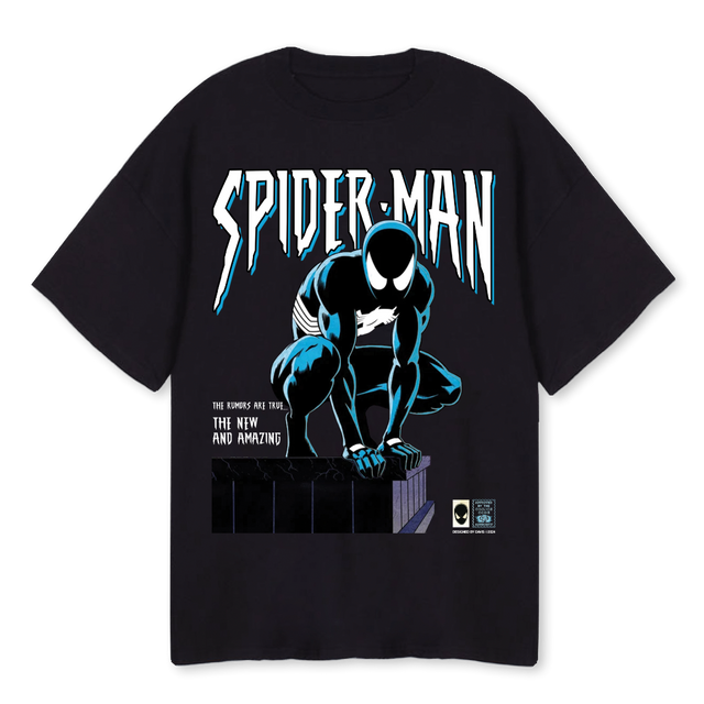BLACKSUIT Black Oversized Tee.