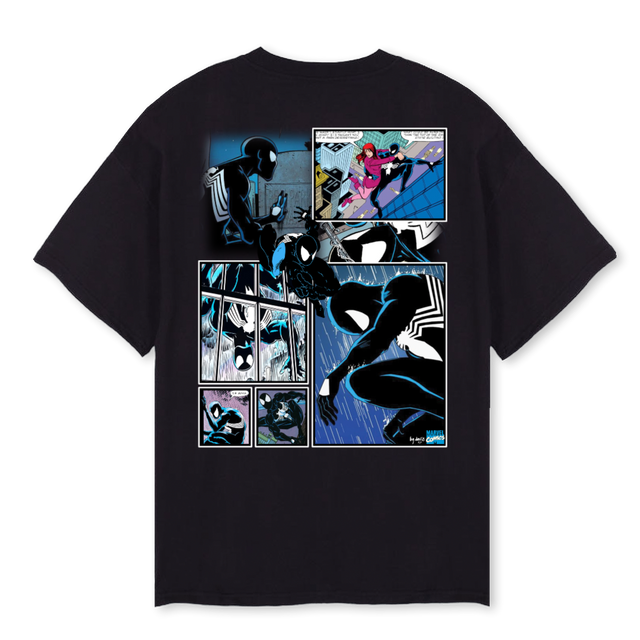 BLACKSUIT Black Oversized Tee.