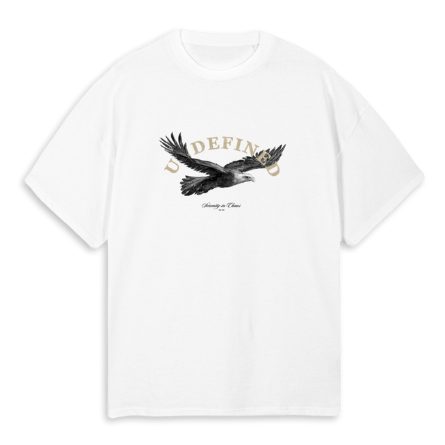 UNDSERCHAOS White Oversized Tee.