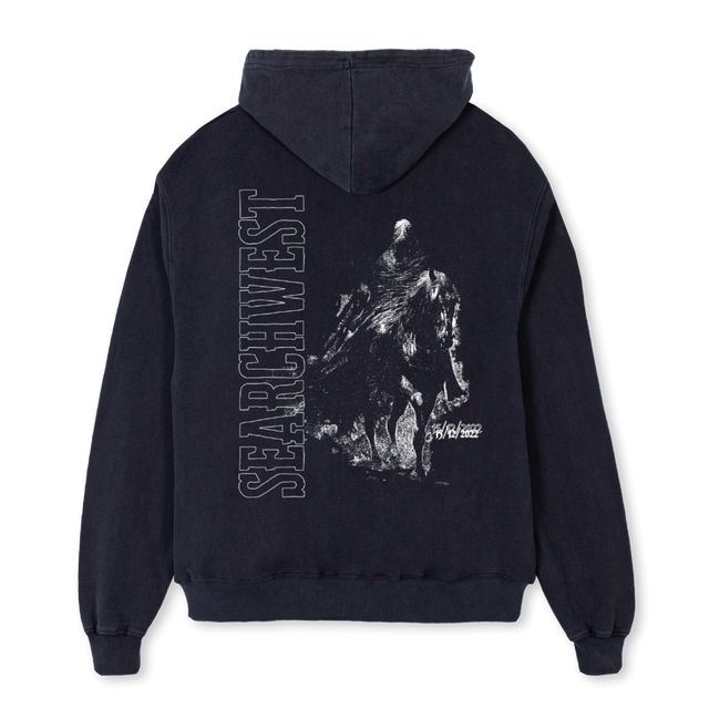 HOODIENOW Vintage Black Oversized Hoodie.