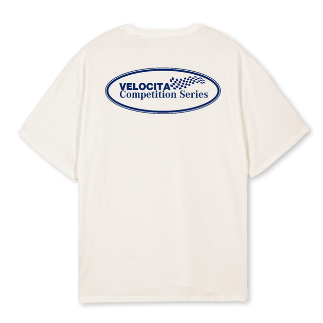 COMPETITIONSERIES Vintage White Oversized Tee.
