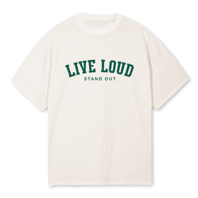 OVVWNIB Vintage White Oversized Tee.