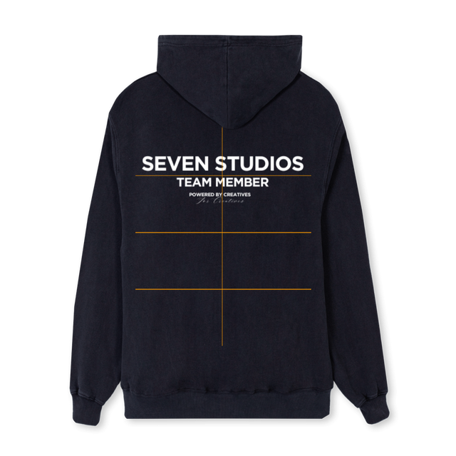 WORKHOODIE Vintage Black Regular Hoodie.