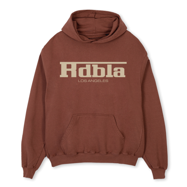 FBRAUN Vintage Brown Oversized Hoodie.