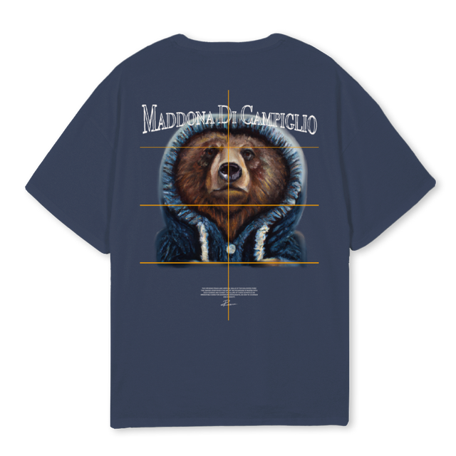 REGALG Navy Blue Oversized Tee.