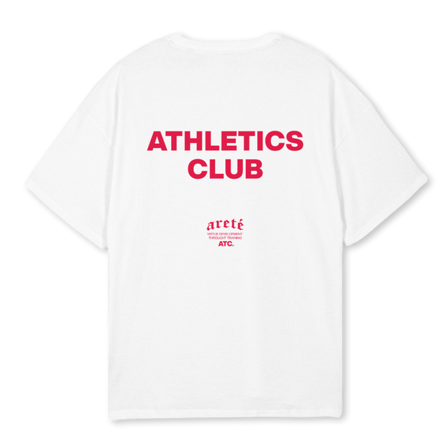 ATCWHITEPINKTEE White Oversized Tee.