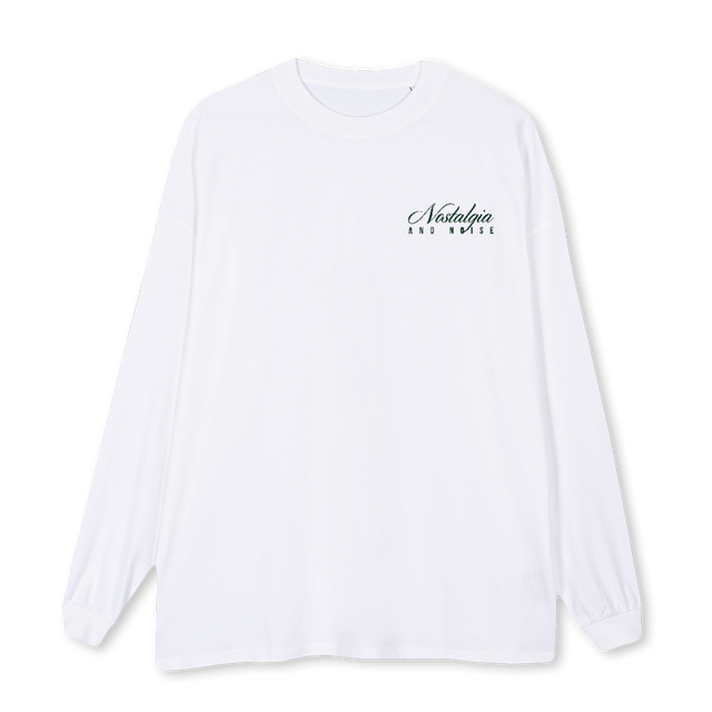 NNCUPIDLONGSLEEVE White Oversized LS Tee.