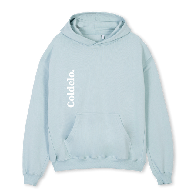 DECLANS  Cold Blue Oversized Hoodie.