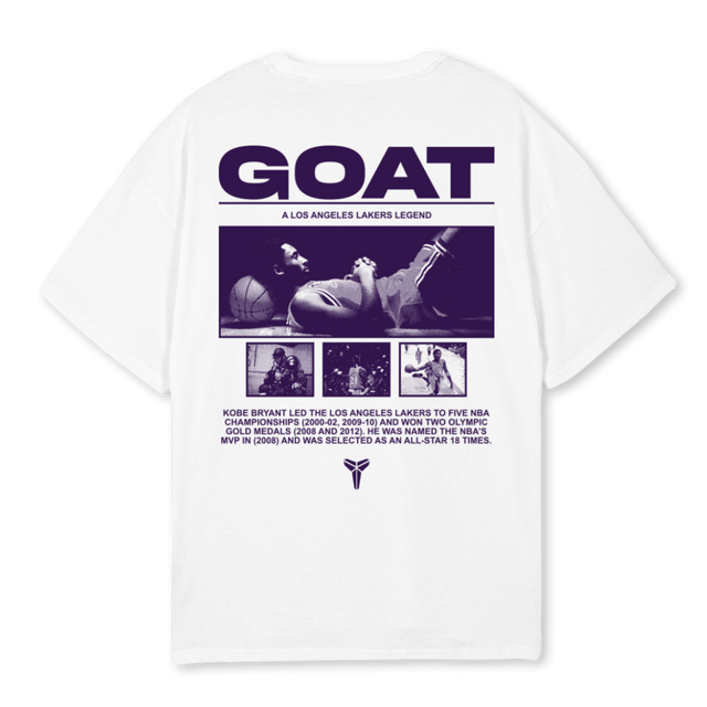 KOBE White Oversized Tee.