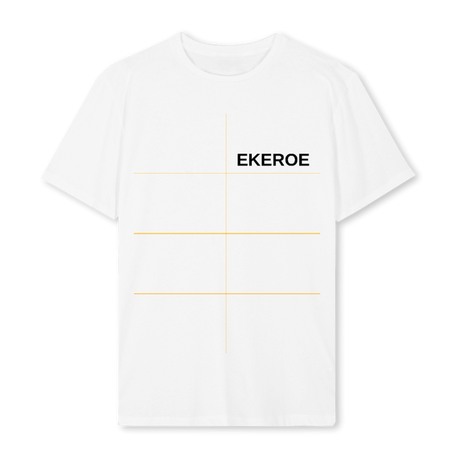 EKEROE White Regular Tee.