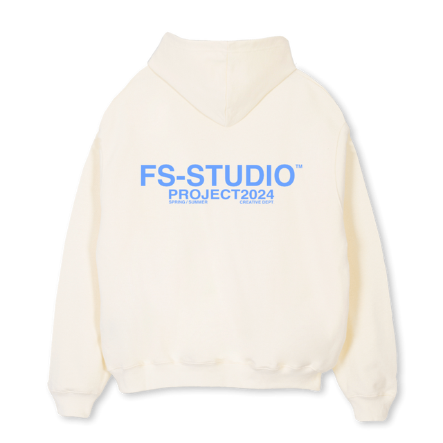FSSHOODIECREAM Cream Oversized Hoodie.