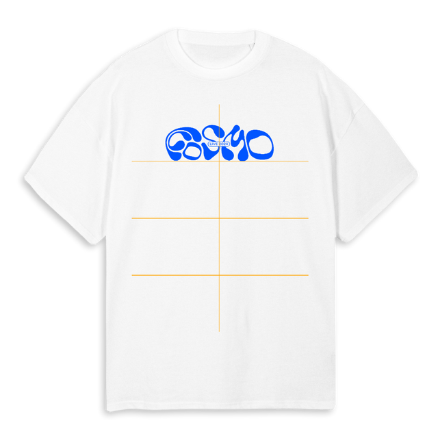 CCTOURMERCHMAXBPI White Oversized Tee.