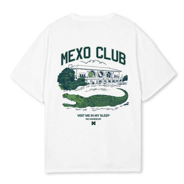 CROC White Oversized Tee.