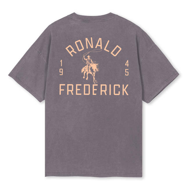 FREDDY  Pigment Grey Oversized Tee.