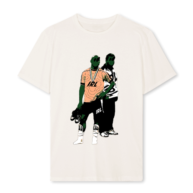 IRLSTUDIOSGRAPHICTEE Vintage White Regular Tee.