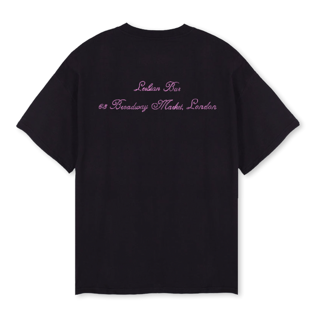 LACAMI Black Oversized Tee.