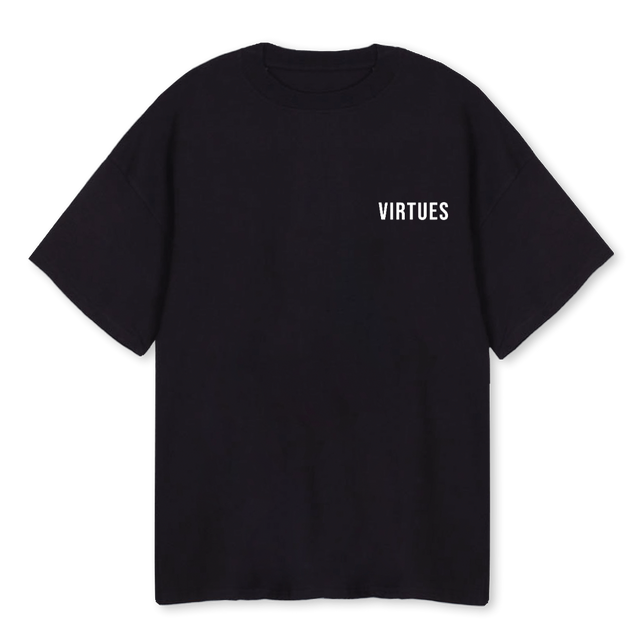 STAPLE Black Oversized Tee.