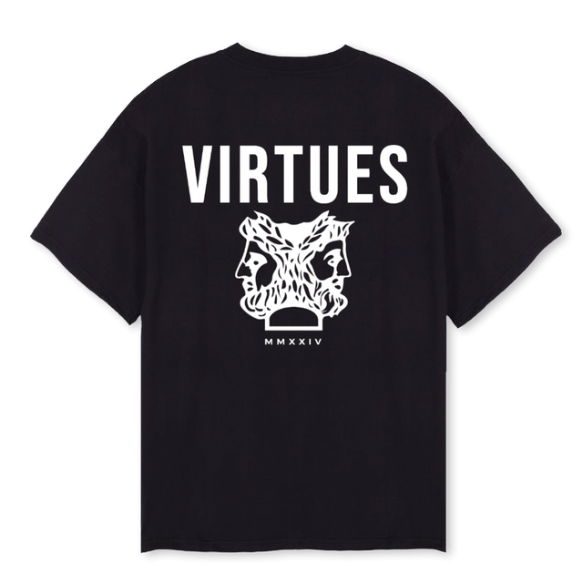 STAPLE Black Oversized Tee.