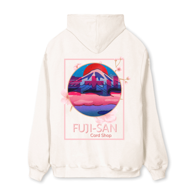 FUJISANPIEZHOODIE Vintage White Regular Hoodie.