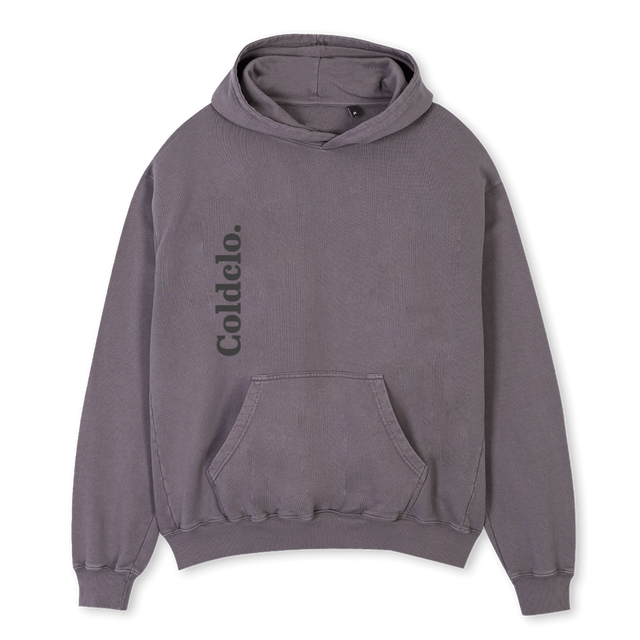 DARK  Pigment Grey Oversized Hoodie.