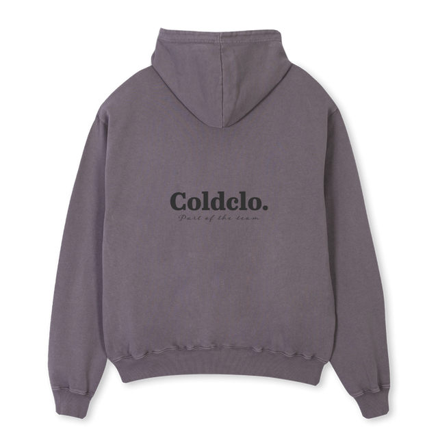 DARK  Pigment Grey Oversized Hoodie.